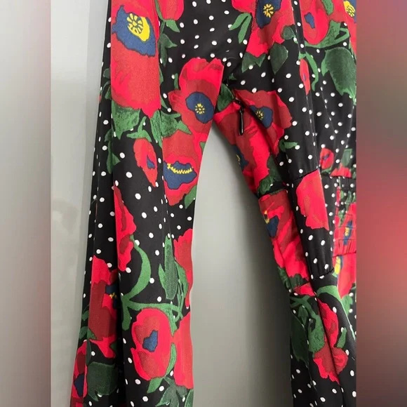 Free People Morning Light Black Print Long Sleeve Mini Dress - Picture 7 of 11